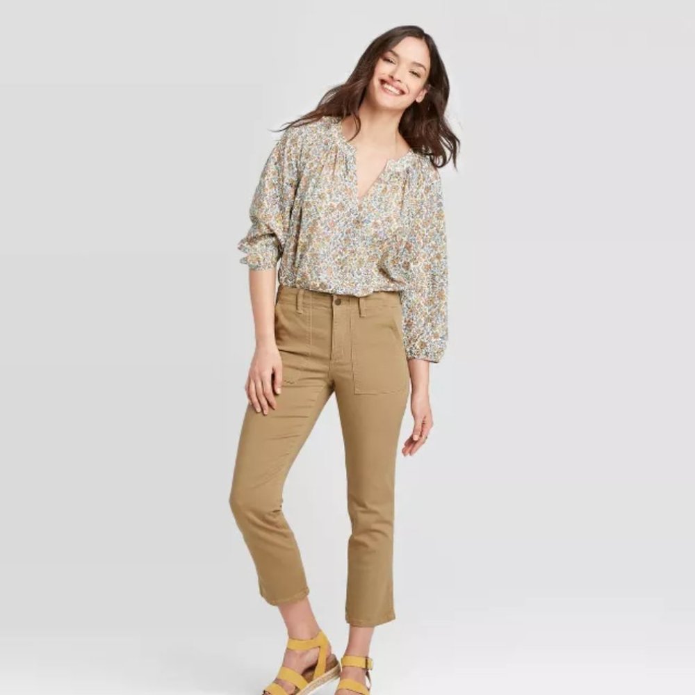 Universal Thread - High-Rise Cropped Straight Jean